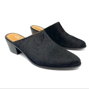 Trask Teresa Bovine Calf Hair Slides Mules SZ 7.5M